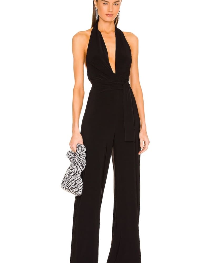 Norma Kamali Black Jumpsuit - Image 2
