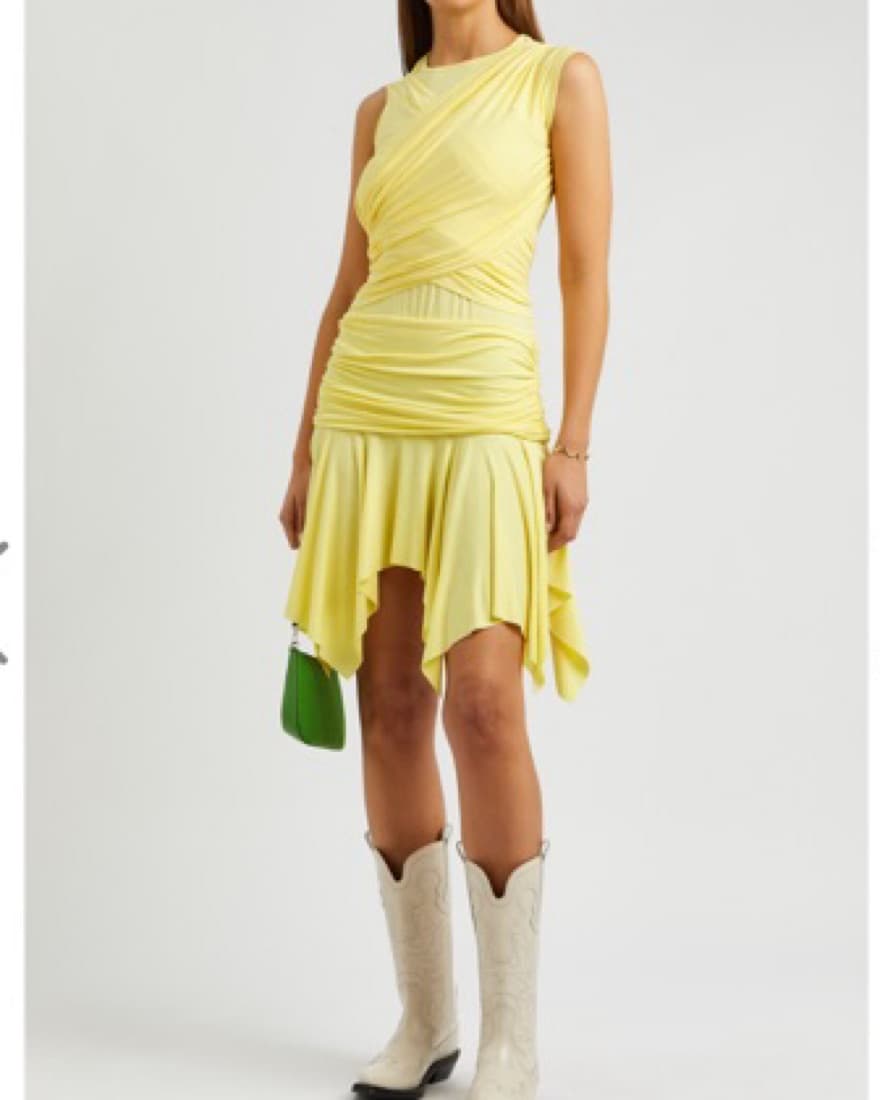 Gimaguas yellow disco Top And Skirt Set - Image 2