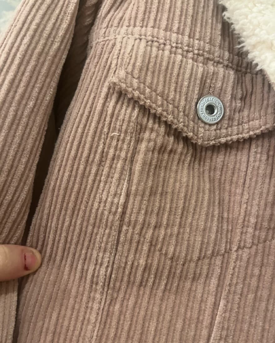 ILLA ILLA Corduroy Sherpa lined jacket - Image 3