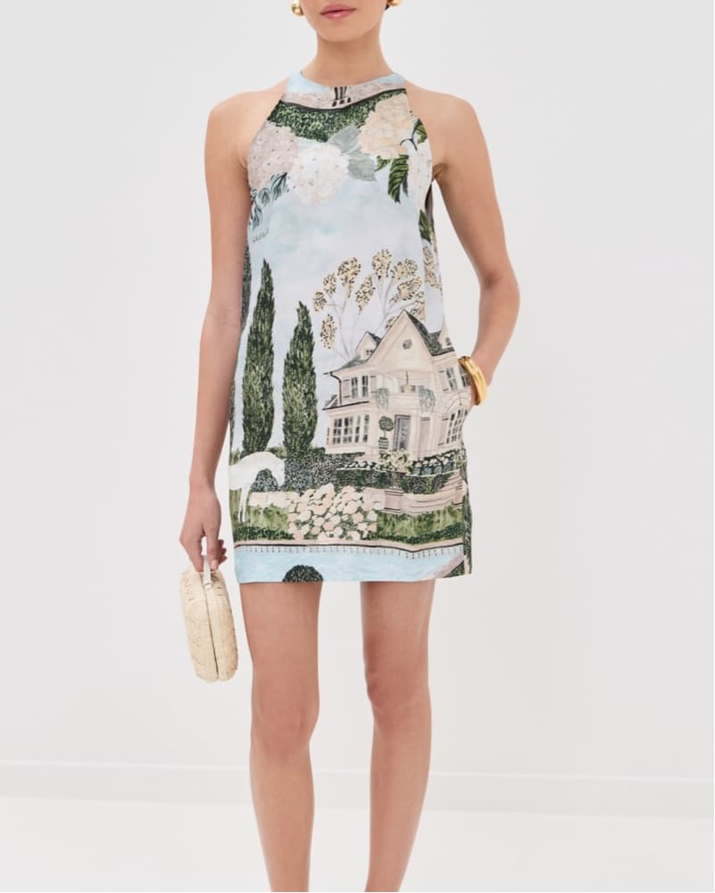 Halter Mini Dress - Image 1