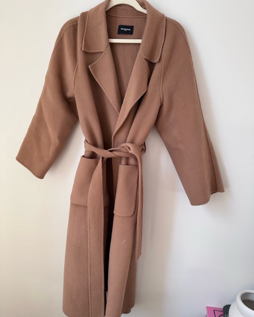 100% Wool Coat Camel - Image 3