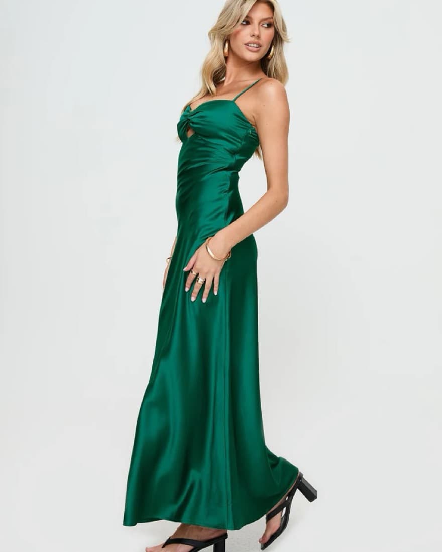 Blackthorn Maxi Dress Green - Image 2