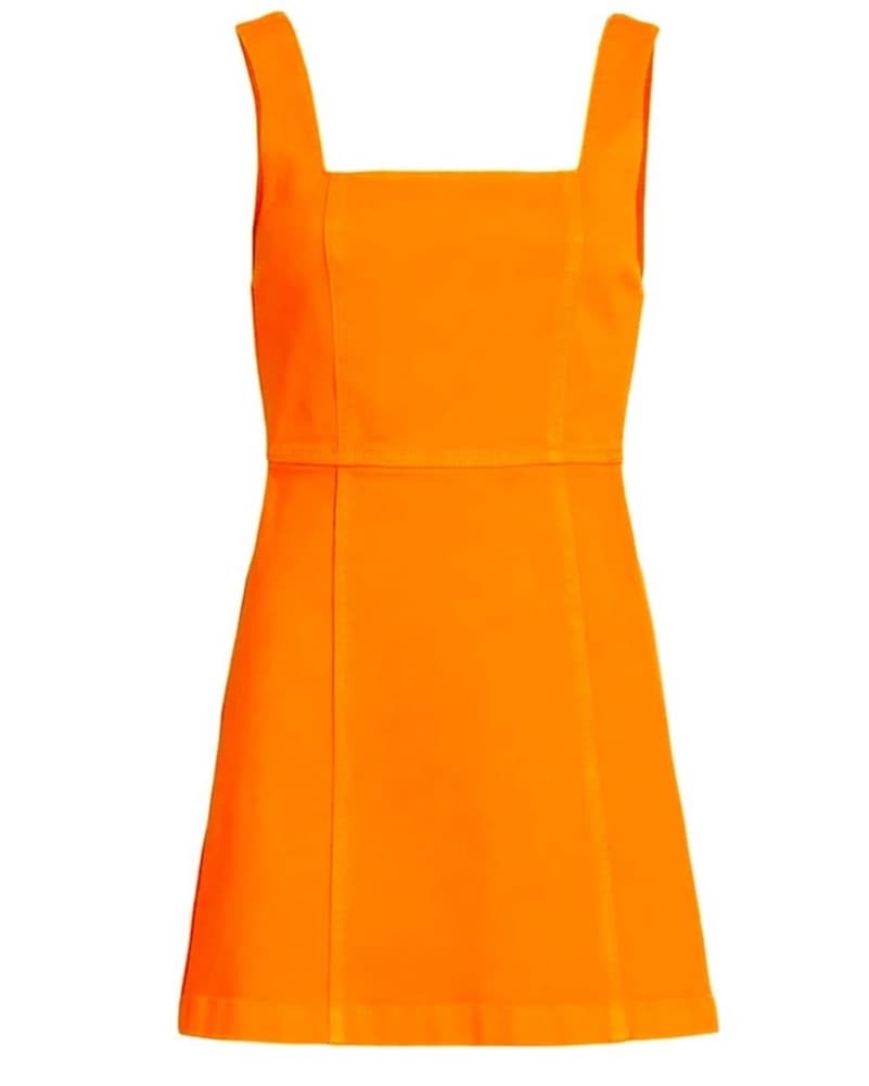 Alice And Olivia Orange Denim Dress - Image 2