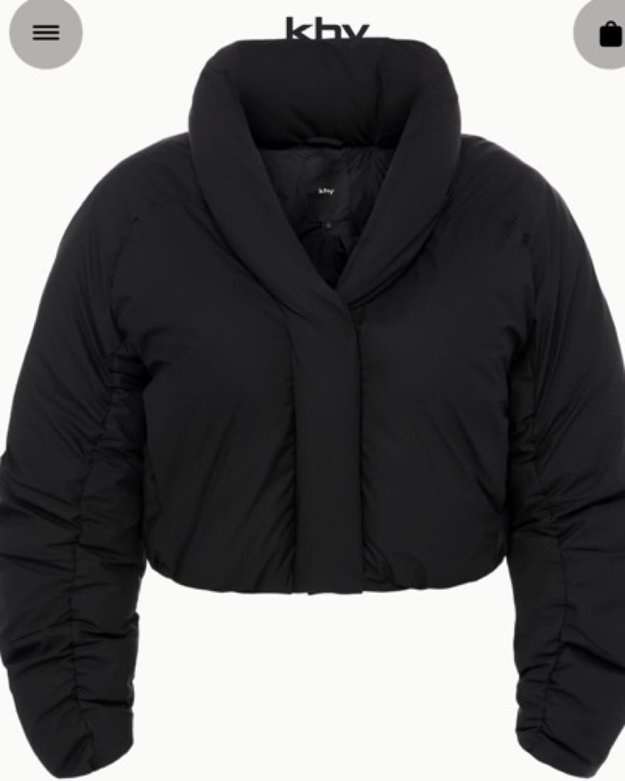 Khy Cropped Puffer Jacket - Image 2