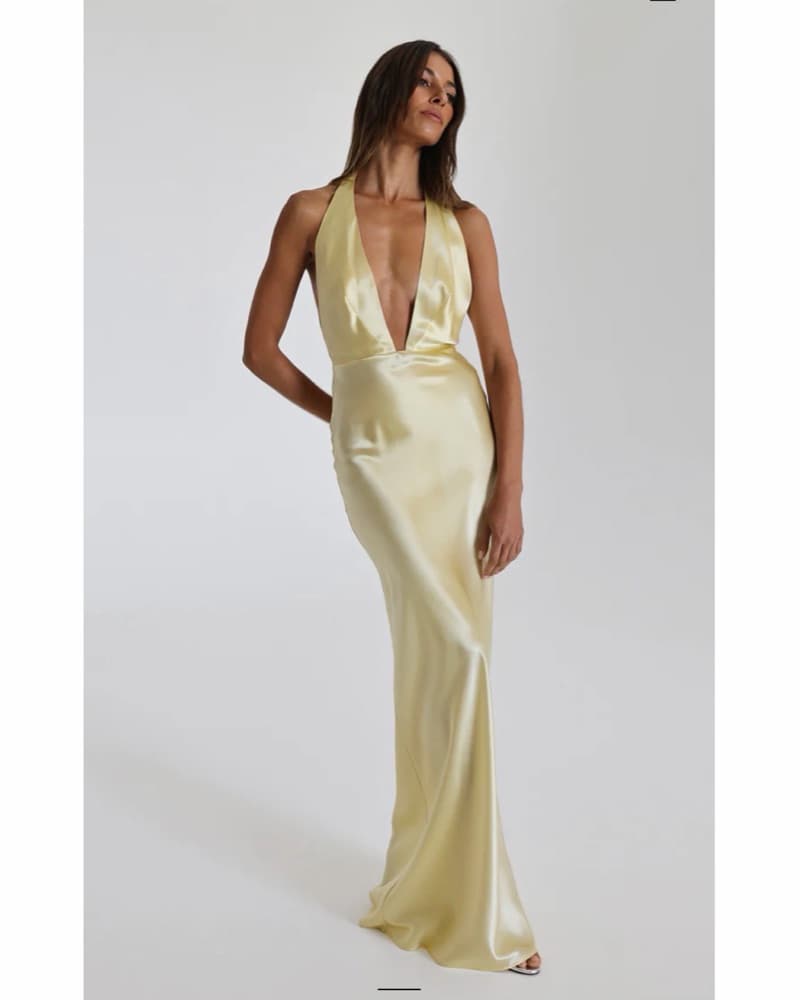 Natalie Rolt Angelica Gown - Lemon - Image 1