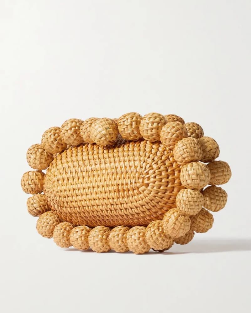 Cult Gaia Jaya Rattan Clutch - Image 5