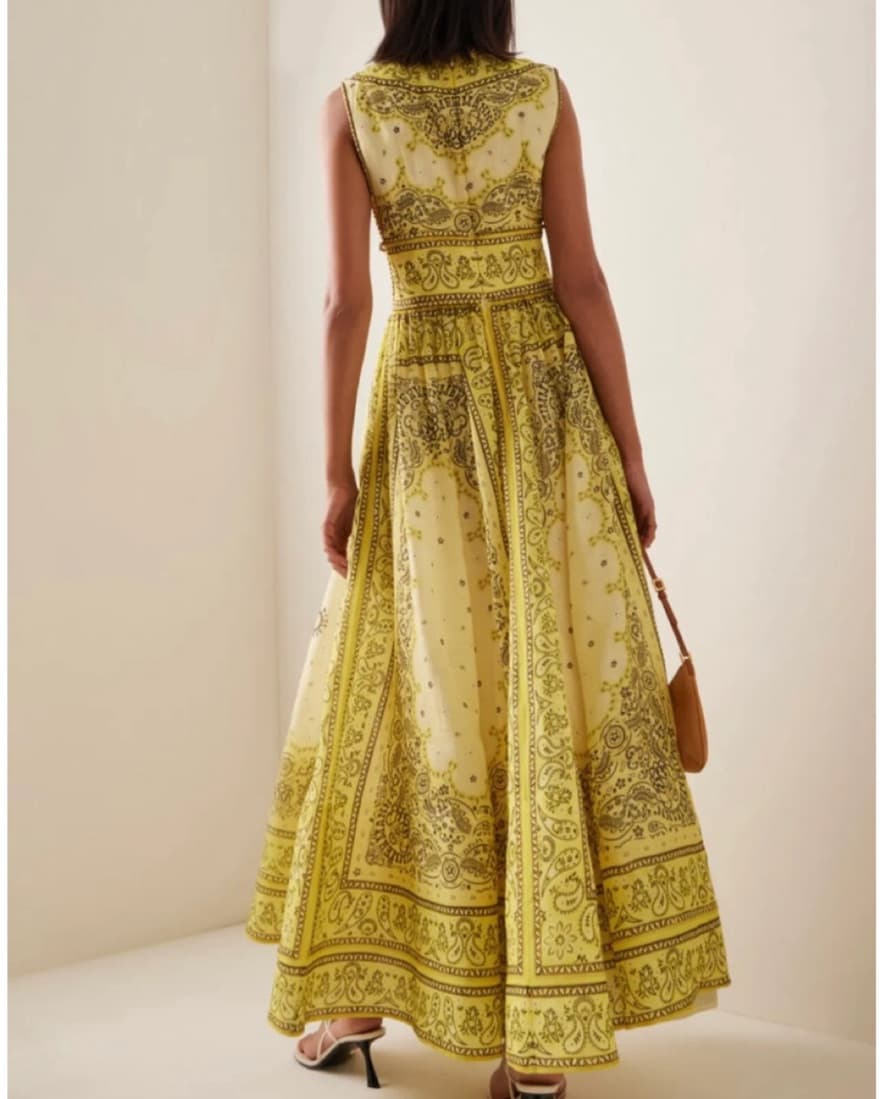 Zimmermann Matchmaker Linen and Silk Gow - Image 5