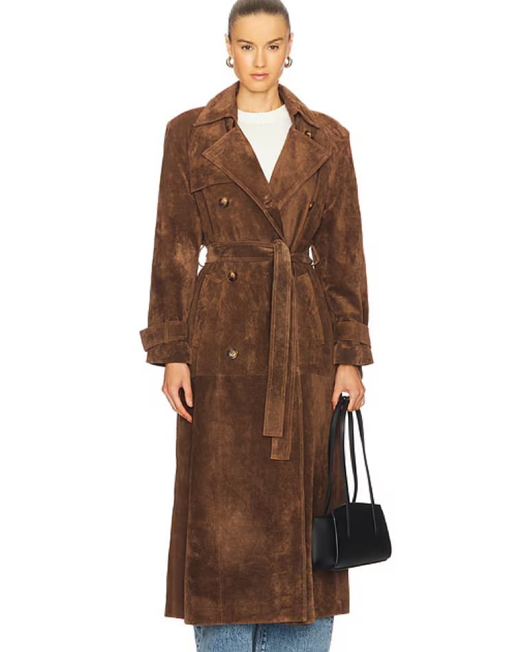 DUCIE suede Trench - Image 3