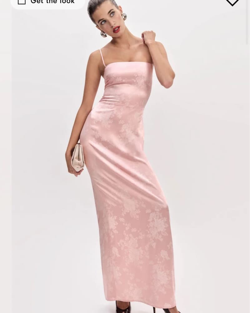 Reformation Frankie Dress - Powder Pink - Image 2