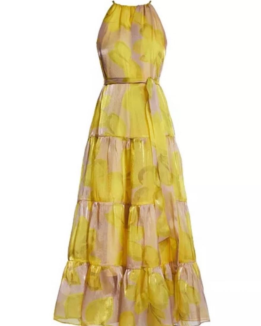 BCBG NY Halter Tiered Maxi Dress - Image 4
