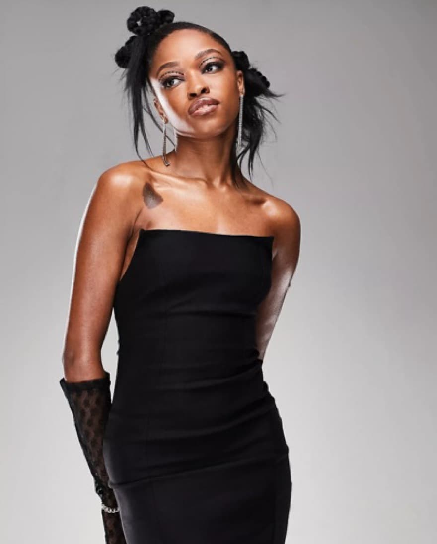 ASOS Black Mini Dress - Image 1