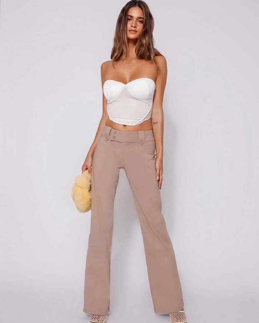 Tiger Mist Kittie Low Rise Flare Pants  - Image 2