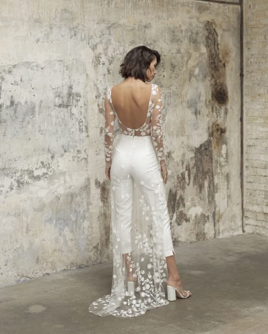 Rime Arodaky Patsy Bridal Jumpsuit - Image 2