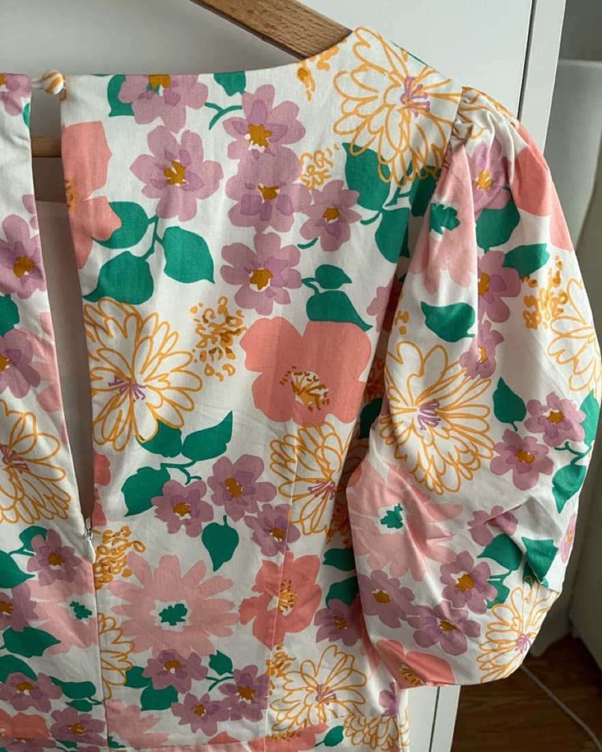Floral Mini Dress Oliver Bonas - Image 5