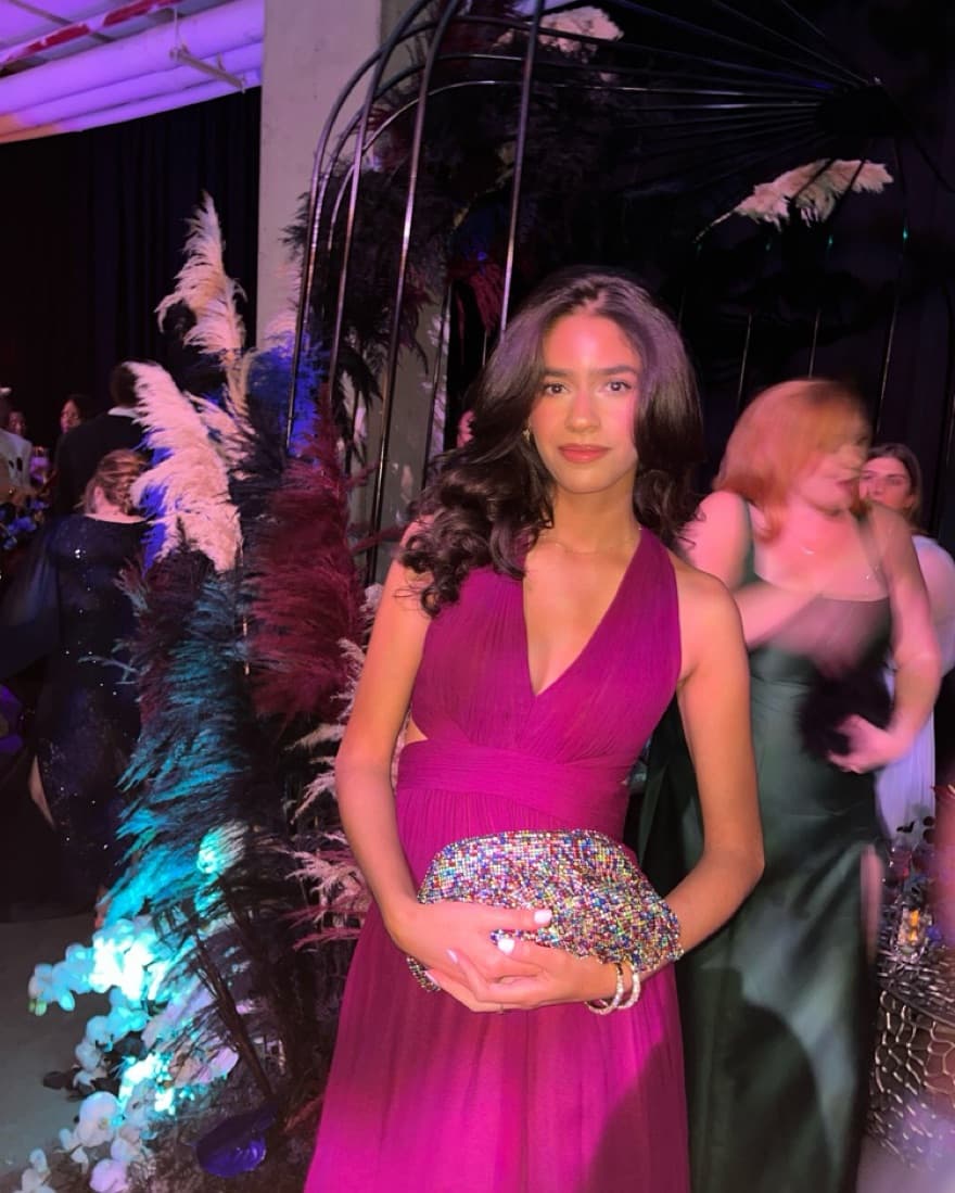 Purple Formal Long Dress - Image 1