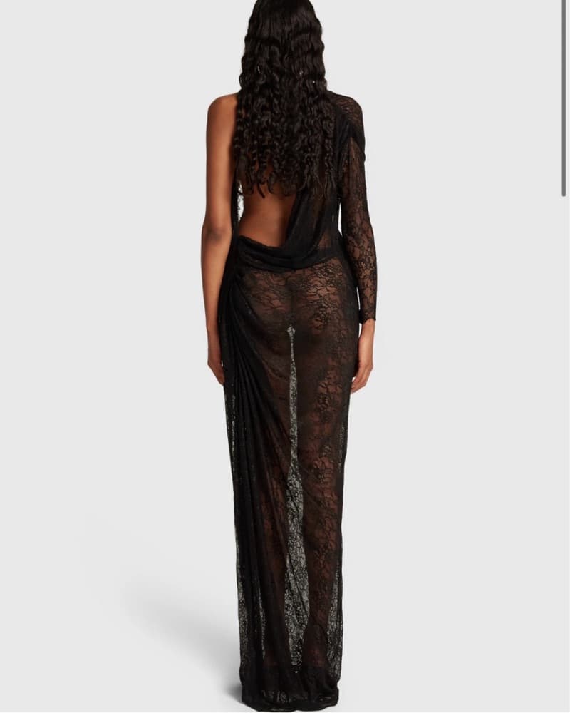 Black Lace Dress - Image 3