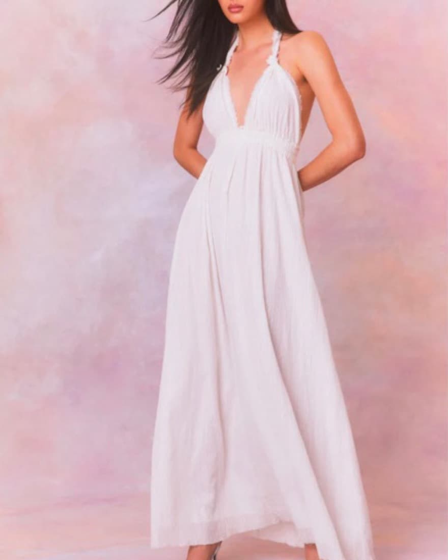 Loveshackfancy Halter Love Dress - Image 1