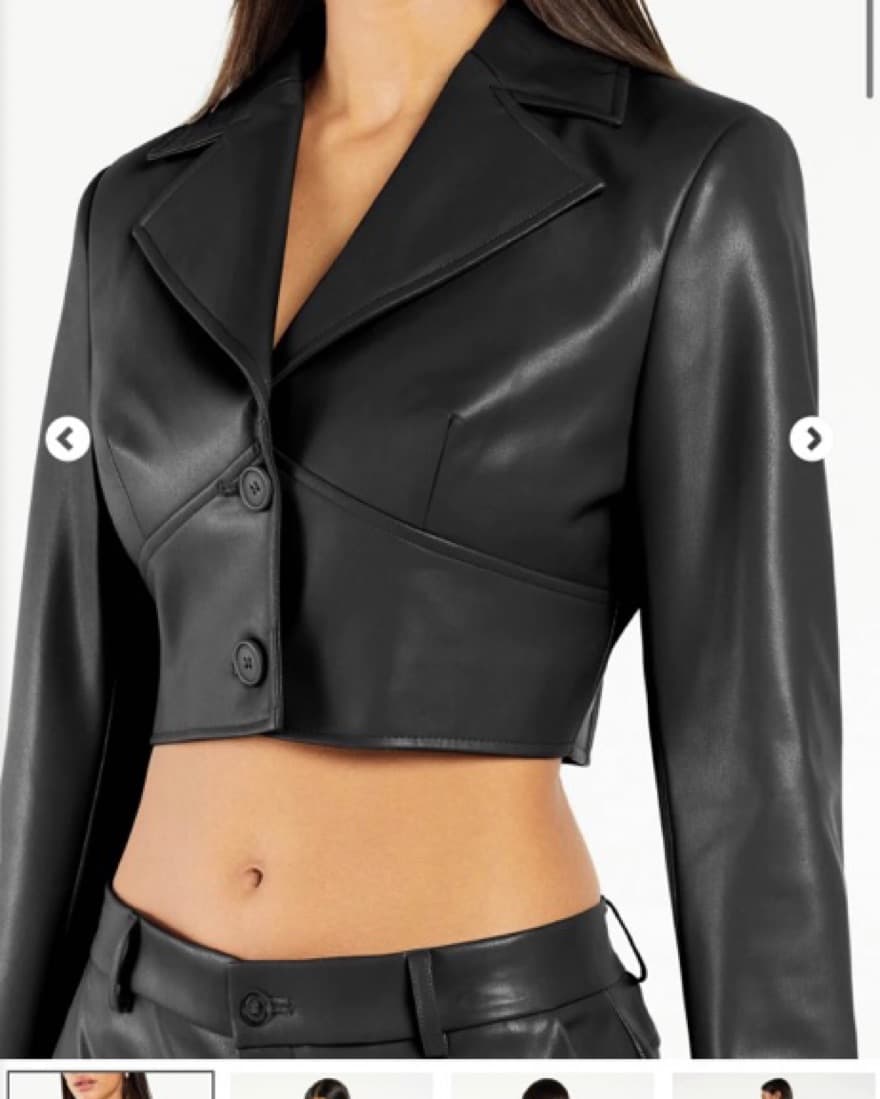 The Giving Movement Leather Jacket - Image 2