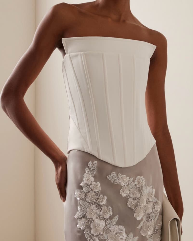 ILA. Crepe Corset Top - Image 2