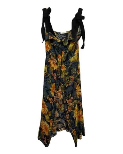 Sandro Flower Dress wirh Bow Details  - Image 2