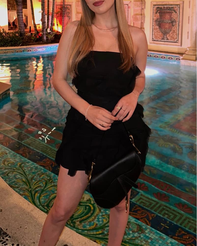 Black Mini Dress - Image 2