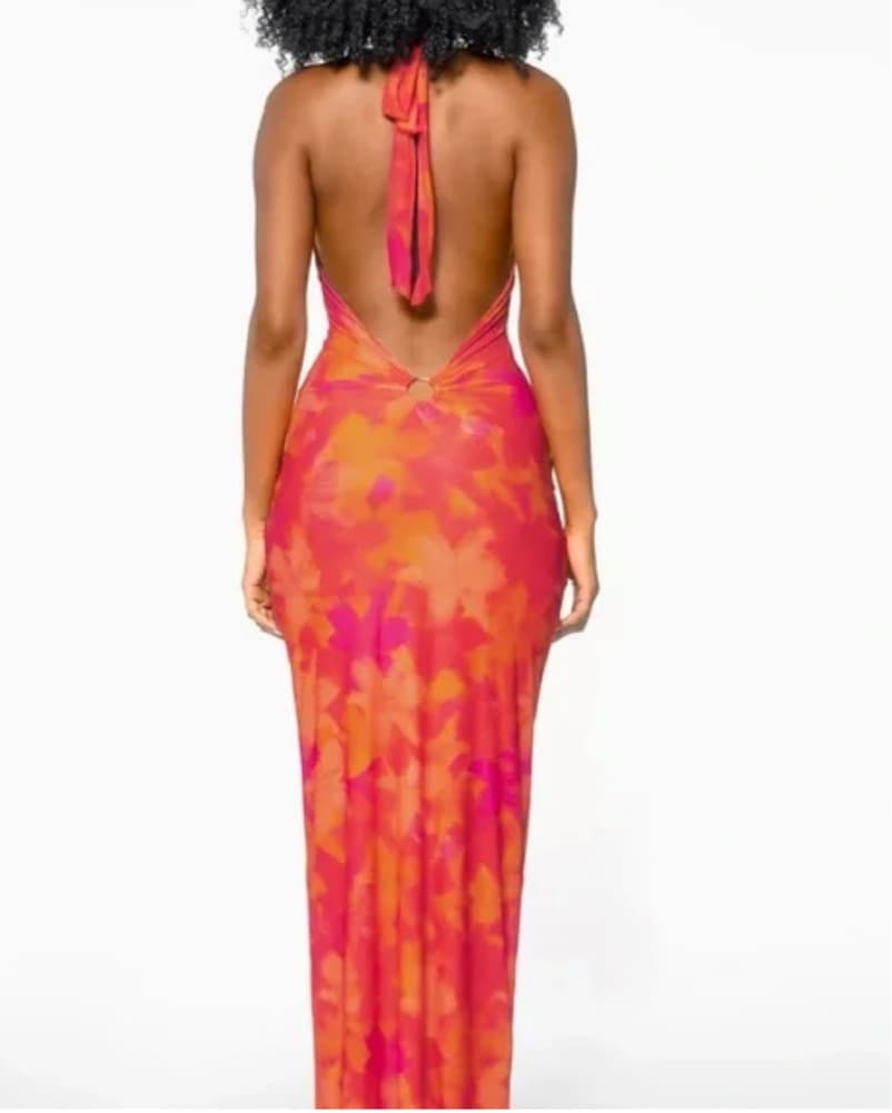 437 swim floral beach dress - Image 3
