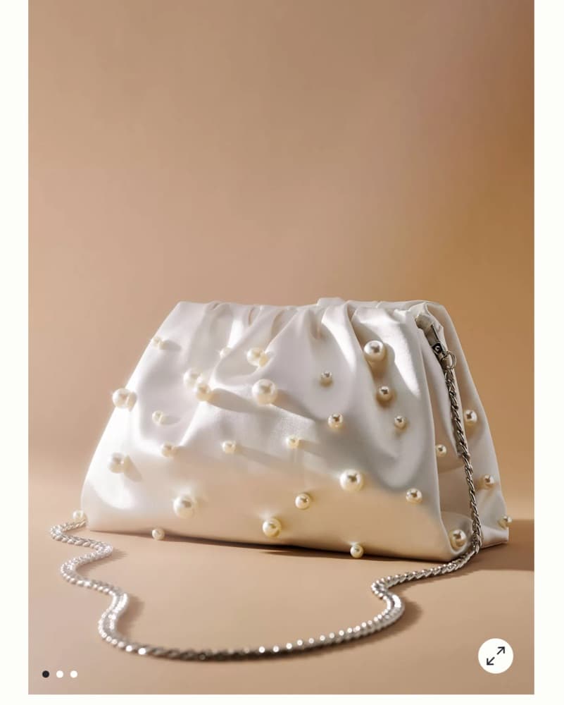 Anthro Frankie Clutch: Pearl edition - Image 1
