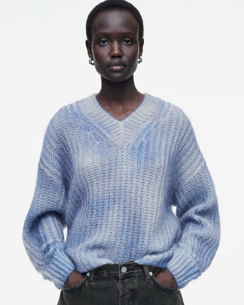COS Spray Effect Mohair Sweater  - Image 1
