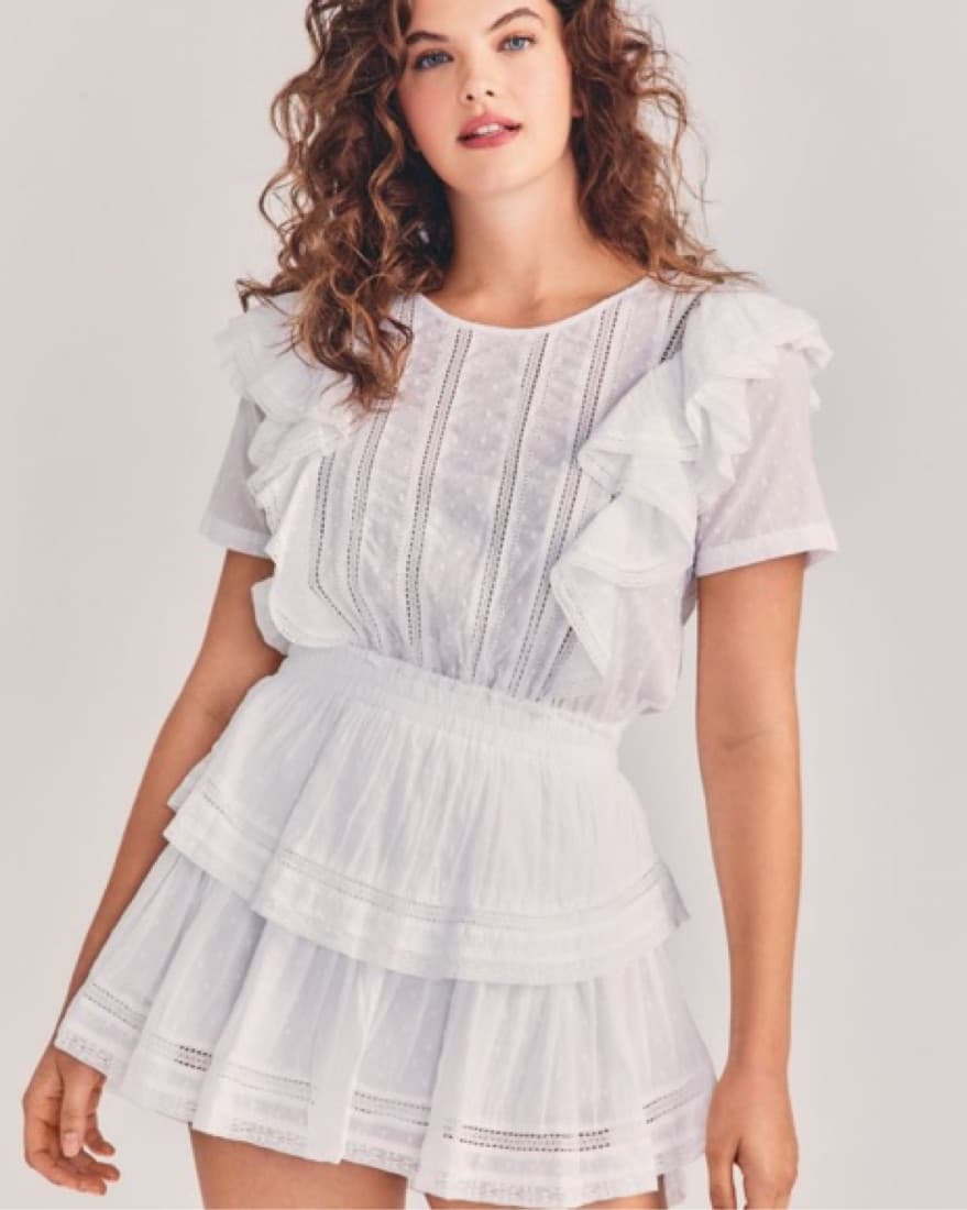White Love Shack Fancy Dress - Image 1