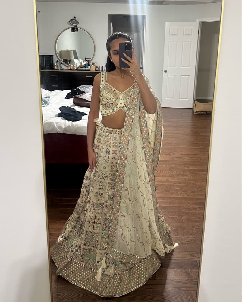 Exquisitely Embroidered Lehenga Choli - Image 2