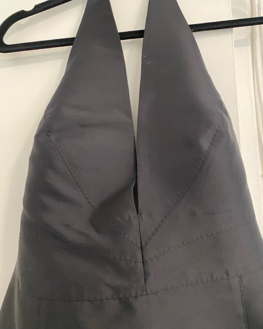 Vintage Celine Halter Neck Dress - Image 3
