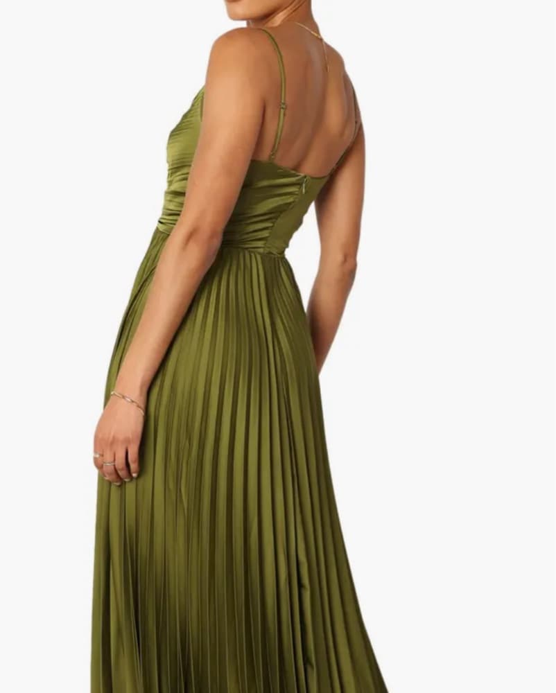 Petal & Pup Naira Pleated Maxi Dress  - Image 6