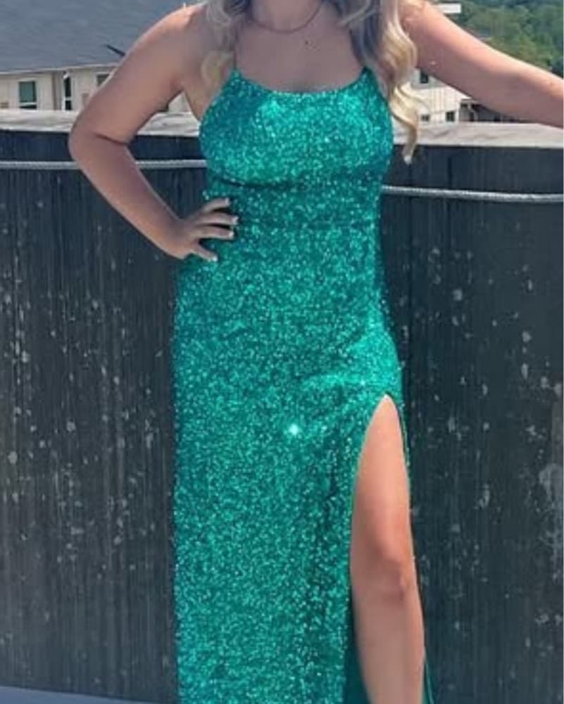 Seafoam Green Prom Dress - Image 3