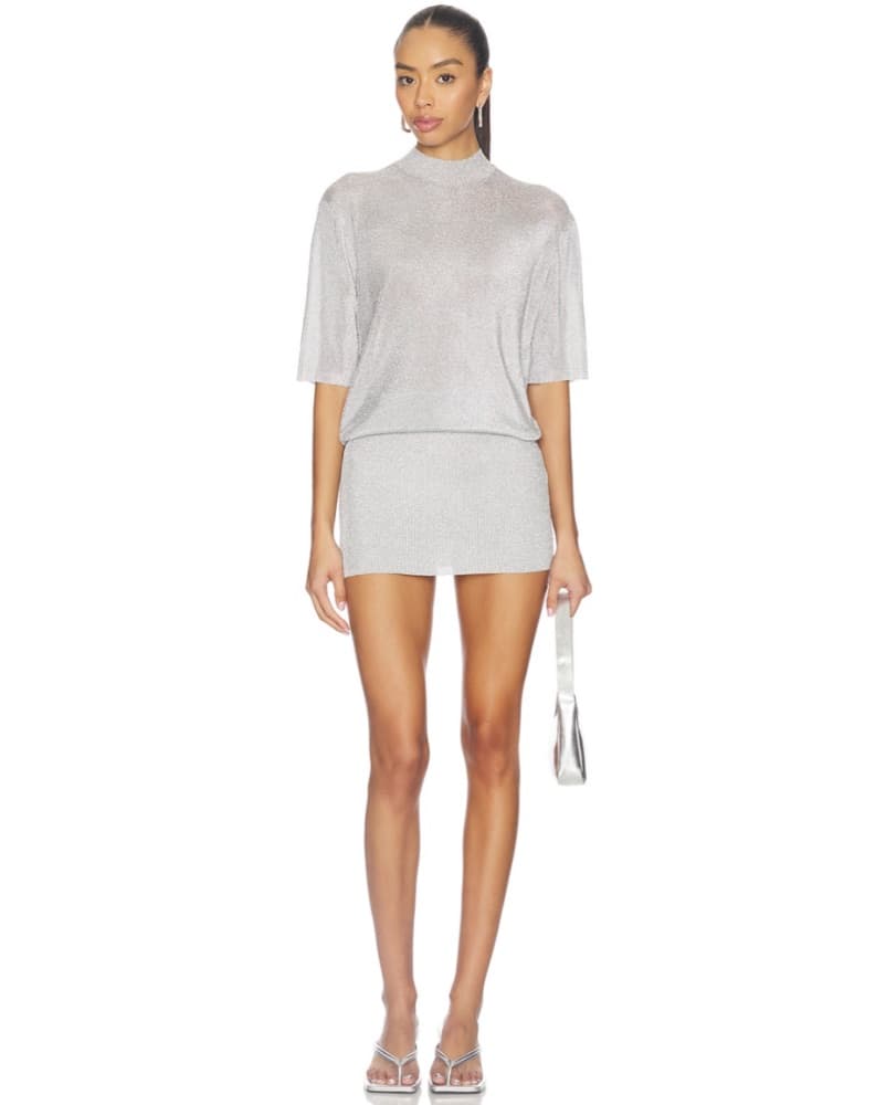 SEROYA Rae Metallic Dress - Image 1