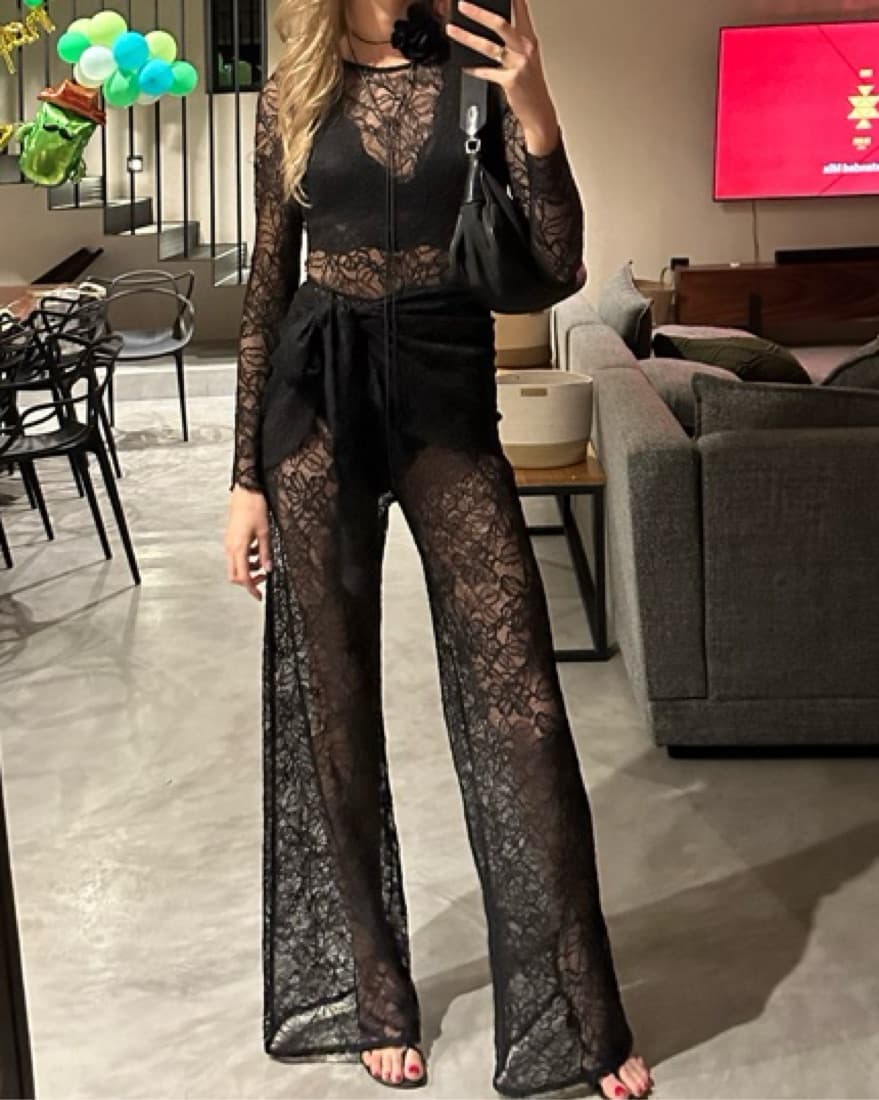 L’agence Jumpsuit Lace Black - Image 3