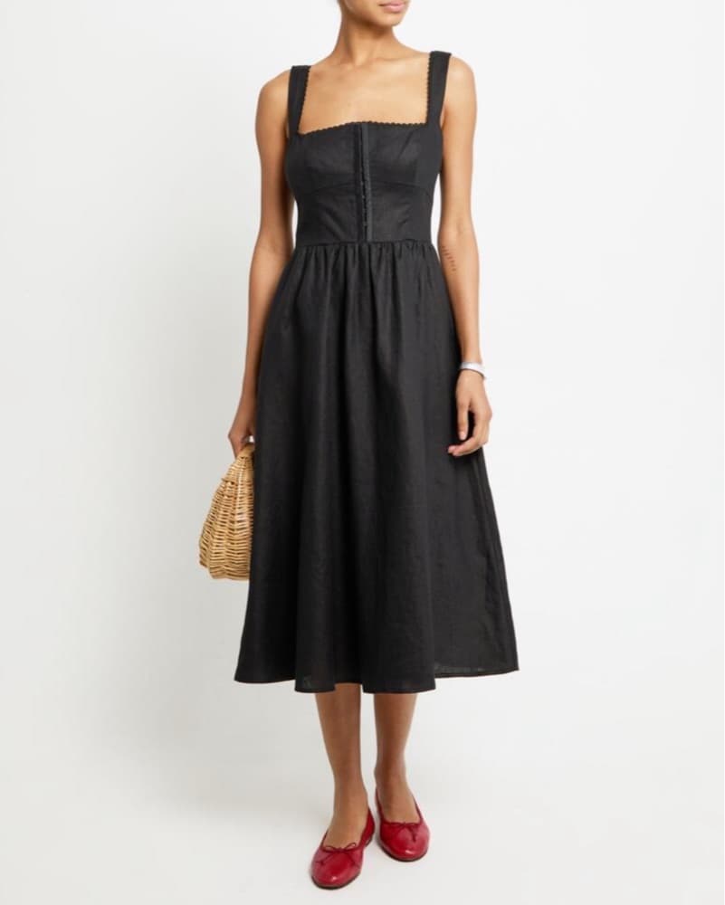 Reformation Tagliatelle Linen Dress  - Image 5