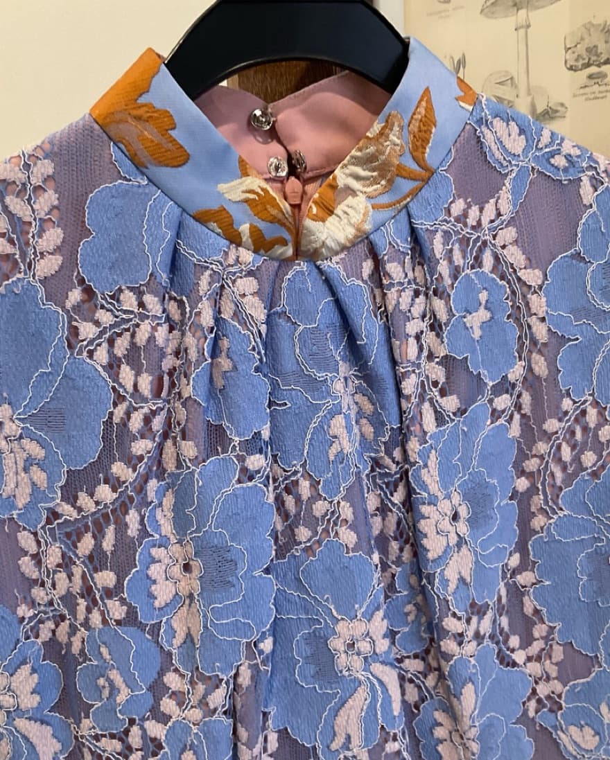 Chinese Style Cheongsam Lace Dresss - Image 3