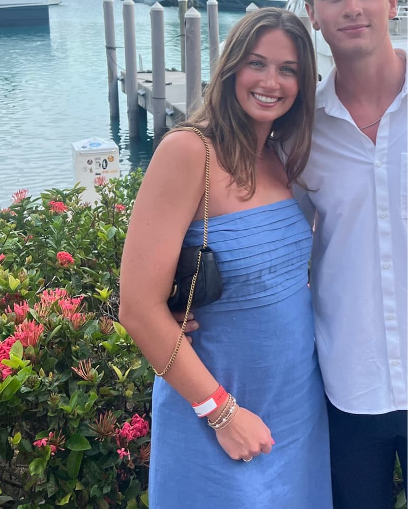 Light Blue Abercrombie Linen Maxi Dress - Image 2