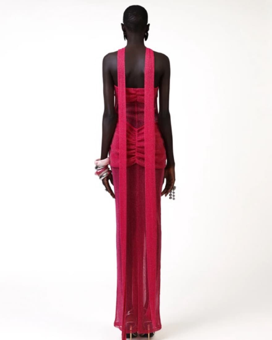 Pink Sparkly Dress - Khanum's - Image 4