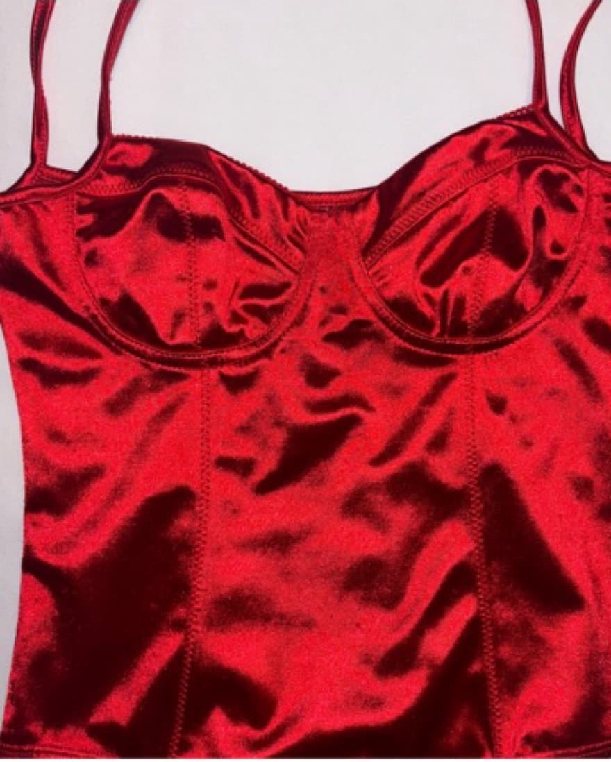 Vibrant Red Princess Polly Bodysuit - Image 1