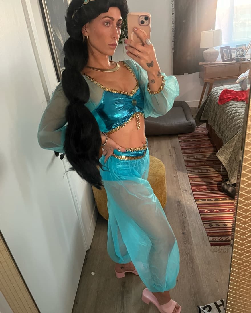 Homemade Princess Jasmine Costume  - Image 2
