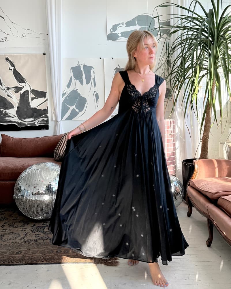 Vintage Olga Slip Gown - Image 1