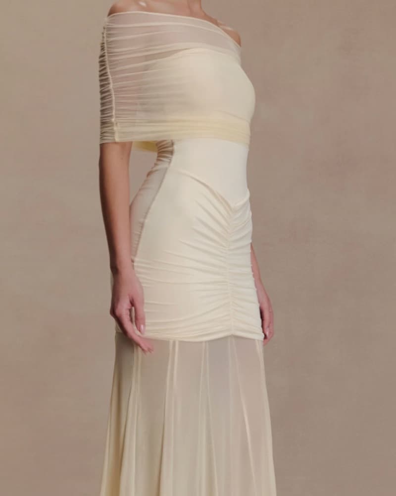 Slinky & Mess Off the Shoulder Max Dress - Image 2