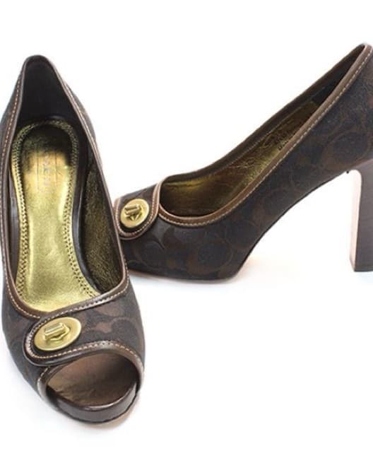 Brown And Gold Coach Heals - Image 2