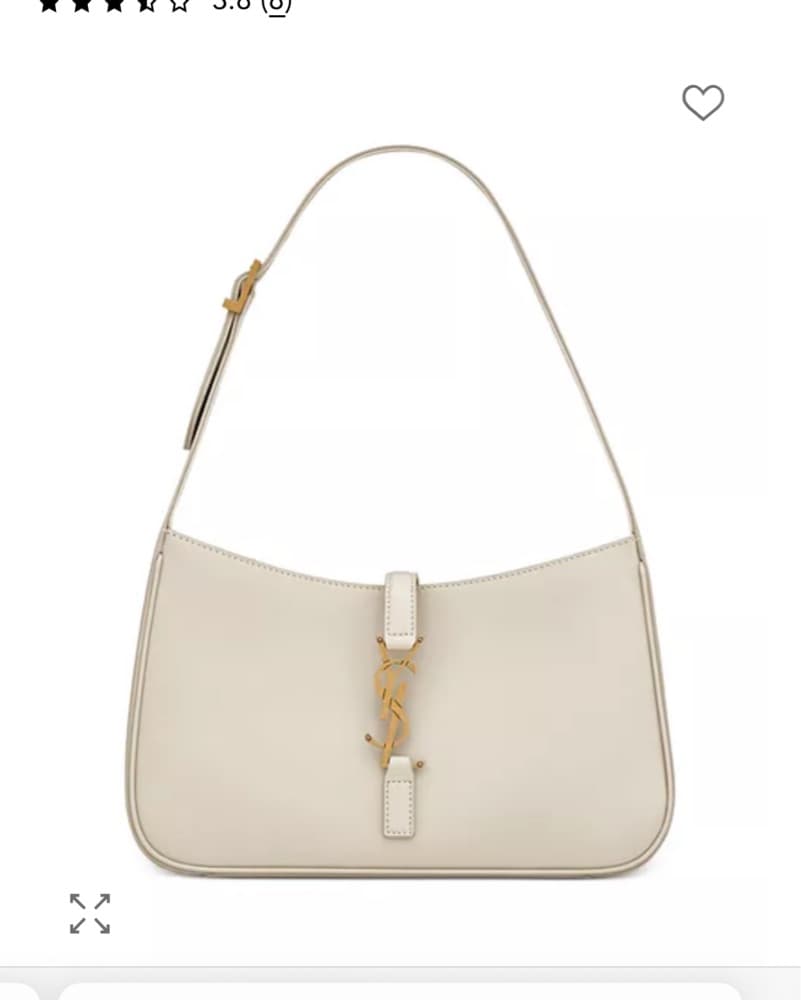 YSL Shoulder Bag In Off White - Image 1