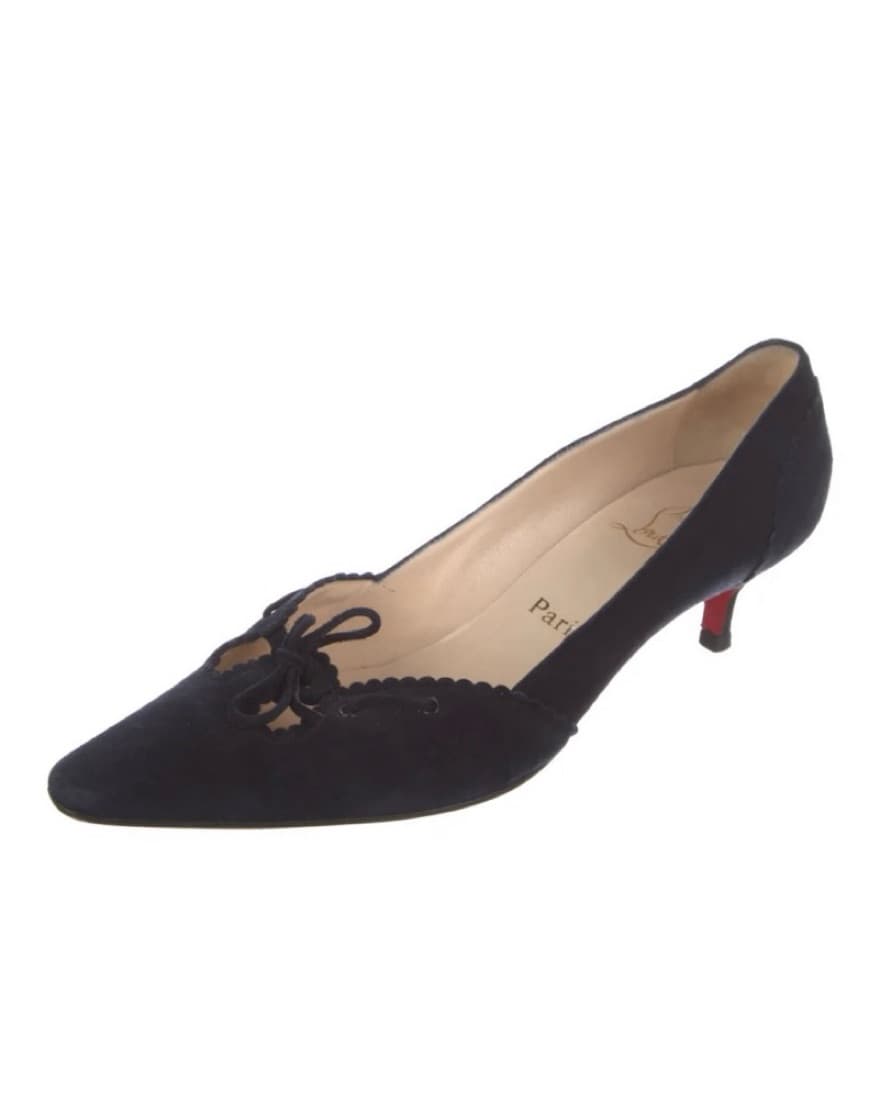 Christian Louboutin Suede Pump - Image 2