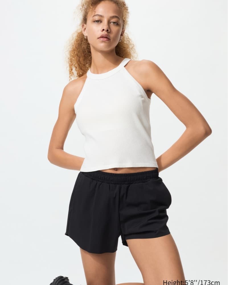 White Uniqlo Halter Neck Bra Top - Image 2