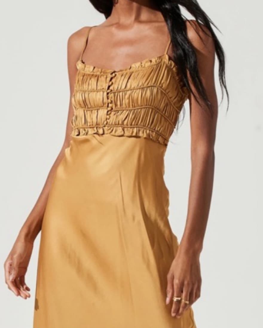 Revolve Gold dress - Image 3