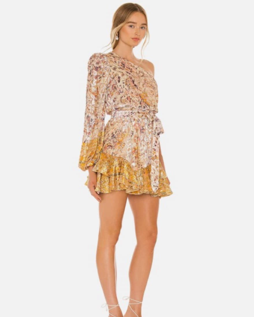 Hemant Nandita Kalon One Shoulder Dress - Image 1