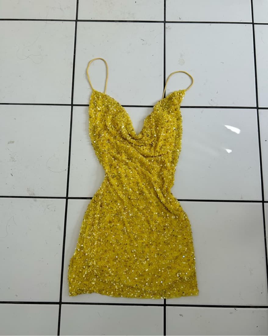Retrofete sequin mini dress - Image 2